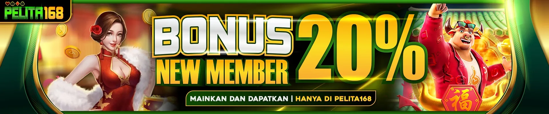 BONUS NEW MEMBER 20% - SLOT